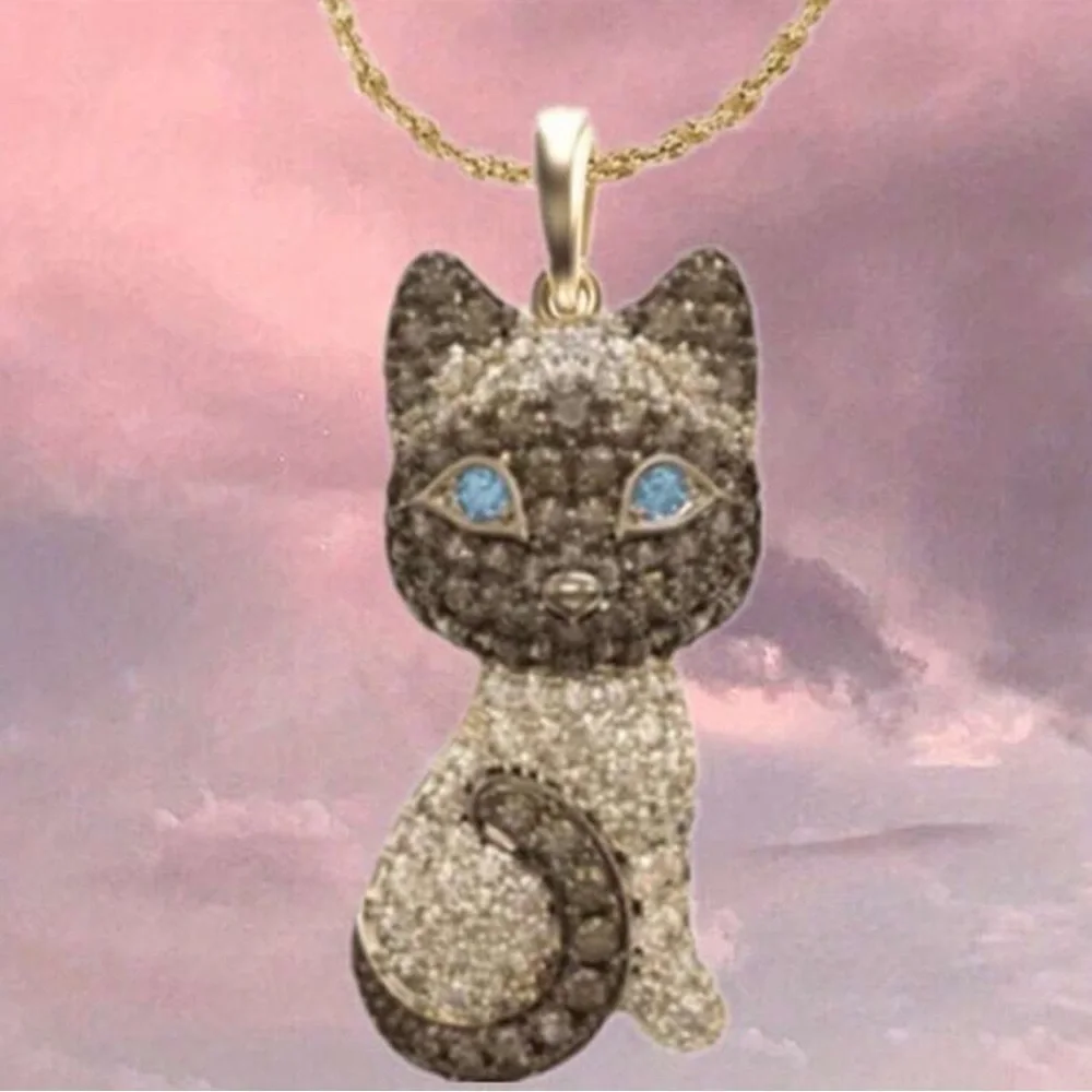 Siamese Cat Necklace